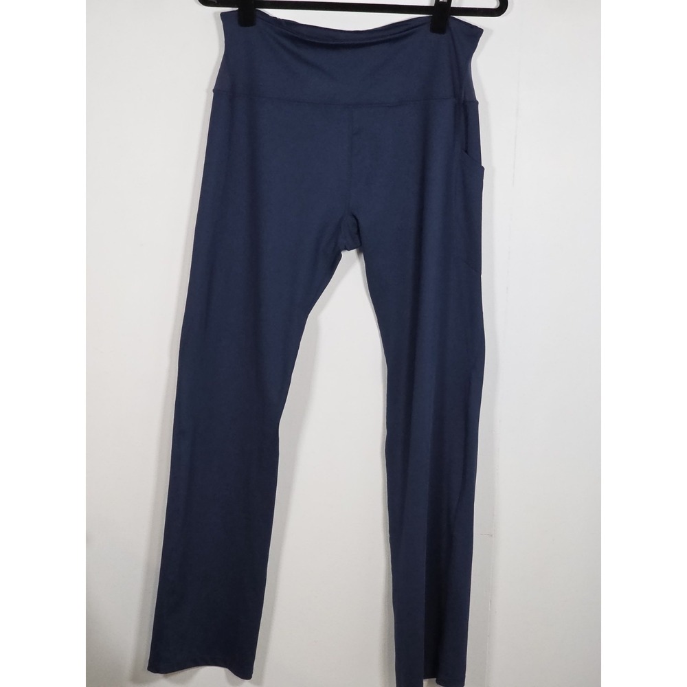 Tommie Copper Women XL Navy Leggings Copper Zinc Infused Activewear Workout